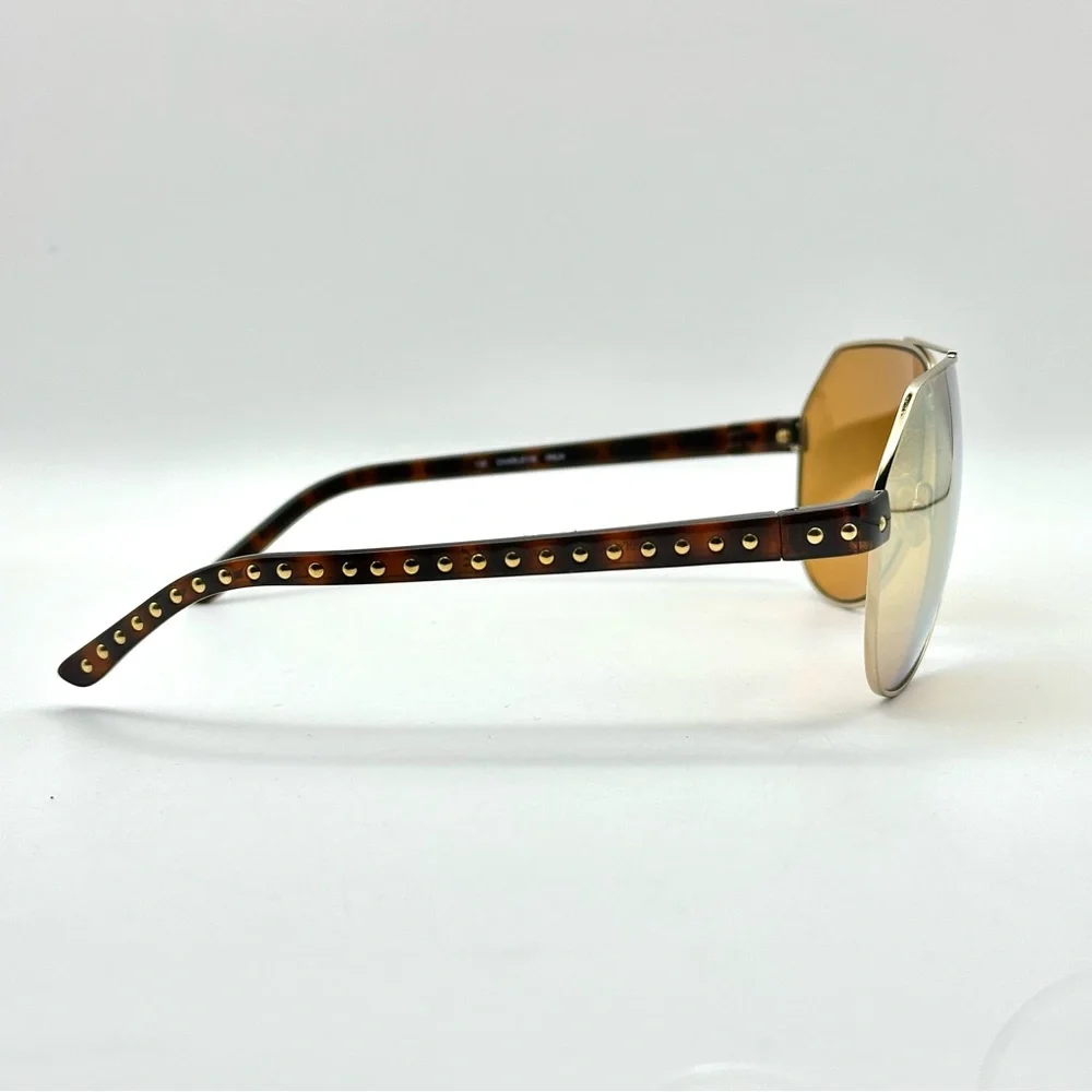 Jimmy Choo Charley / S Aviator Mirrored Sunglasses Unisex